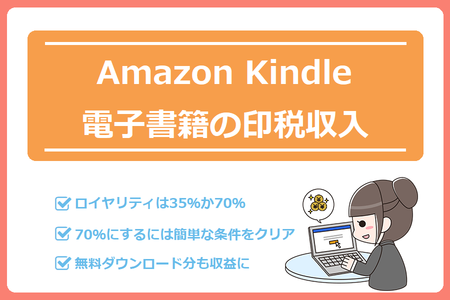 Amazon Kindle電子書籍の印税収入は？